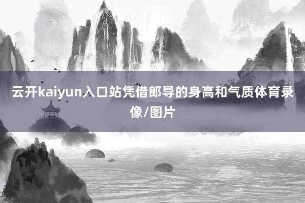 云开kaiyun入口站凭借郎导的身高和气质体育录像/图片