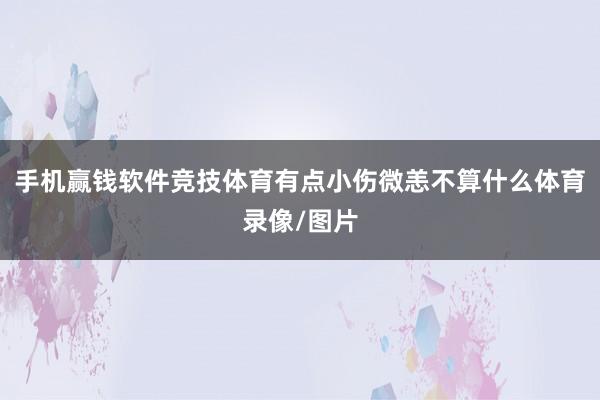 手机赢钱软件竞技体育有点小伤微恙不算什么体育录像/图片